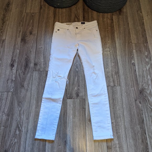EUC Women (25) AG "The Legging Ankle" White - Picture 1 of 10